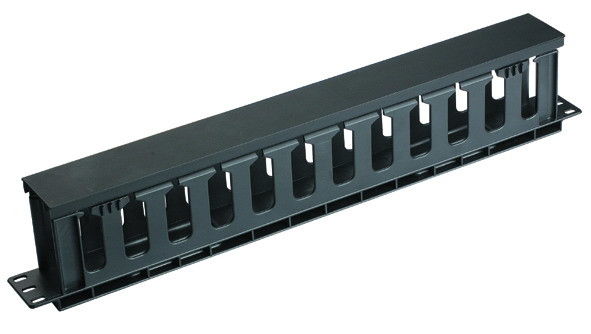 19 inch 1u Network Cable Management Rack Mount Verdichting AMP Type Met Metalen Cover YH4037