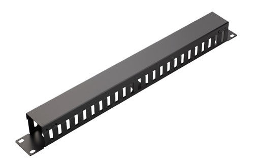 Hoogwaardig 1U Rack Mount Cable Management, Amp Cable Management met cover YH4040