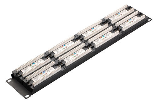 Professionele patch panel patch cord koudgewalste stalen plaat / legeringsmateriaal YH4016