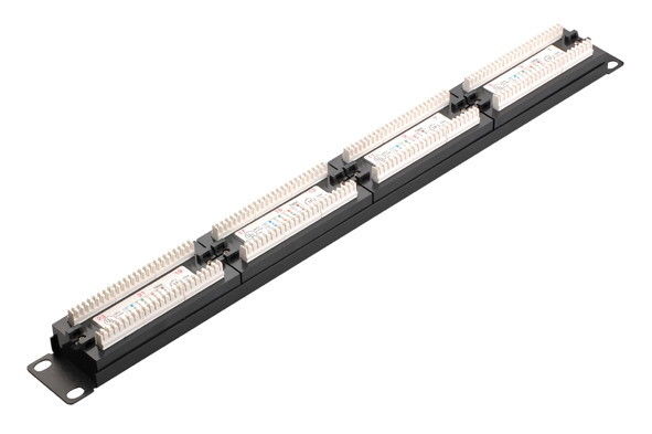 Hoog - het Flardcomité 24 Haven CAT5E Cat6 van het dichtheidsnetwerk met Soort 4 Kleur YH4011