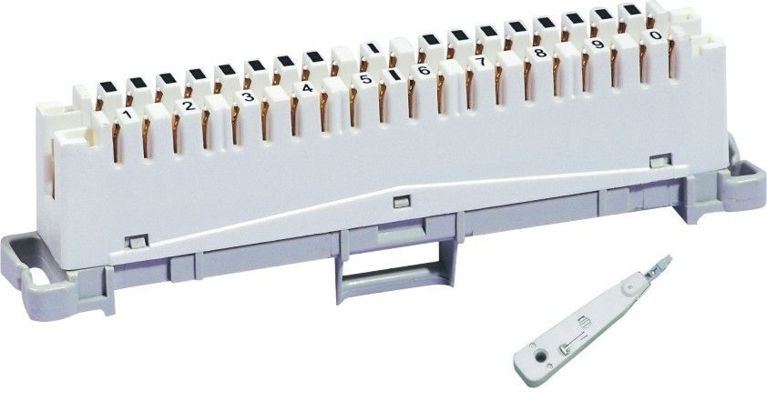 LSA de Rug zet de Scheiding of de Verbindingsmodule van de Koperdraad met ABS/PBT YH6089110202 op