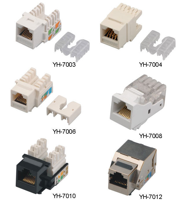 Van de hefboomidc Ce 8P8C van de thuisnetwerkcat6 RJ45 hoeksteen Gouden de Speld modulaire hefboom YH7011