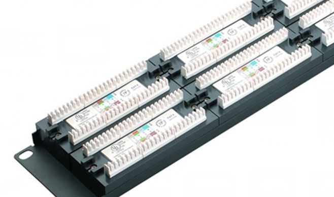 Cat6 UTP-het Comité van het Netwerkflard 48port 2U het Flardcomités van AMPÈREethernet 0,4 - 0.7mm Leider YH4016