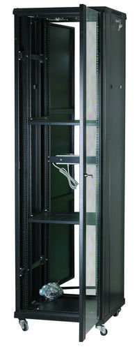Stofdicht van de het Netwerkserver van de Staalvloer Permanent Kabinet 19“ met Glasdeur YH2001